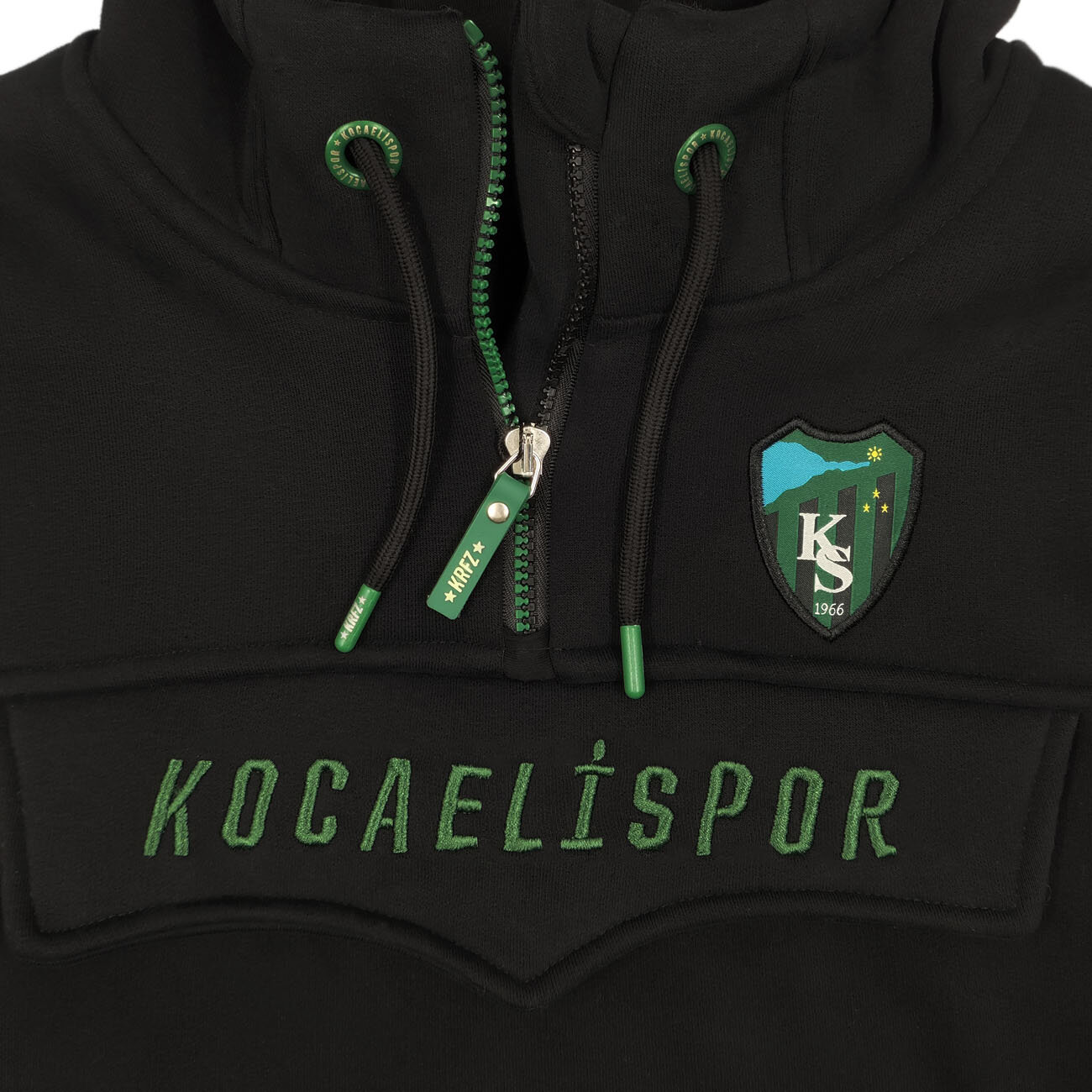 Kocaelispor Lisanslı Kanguru Sweatshirt Siyah - 4
