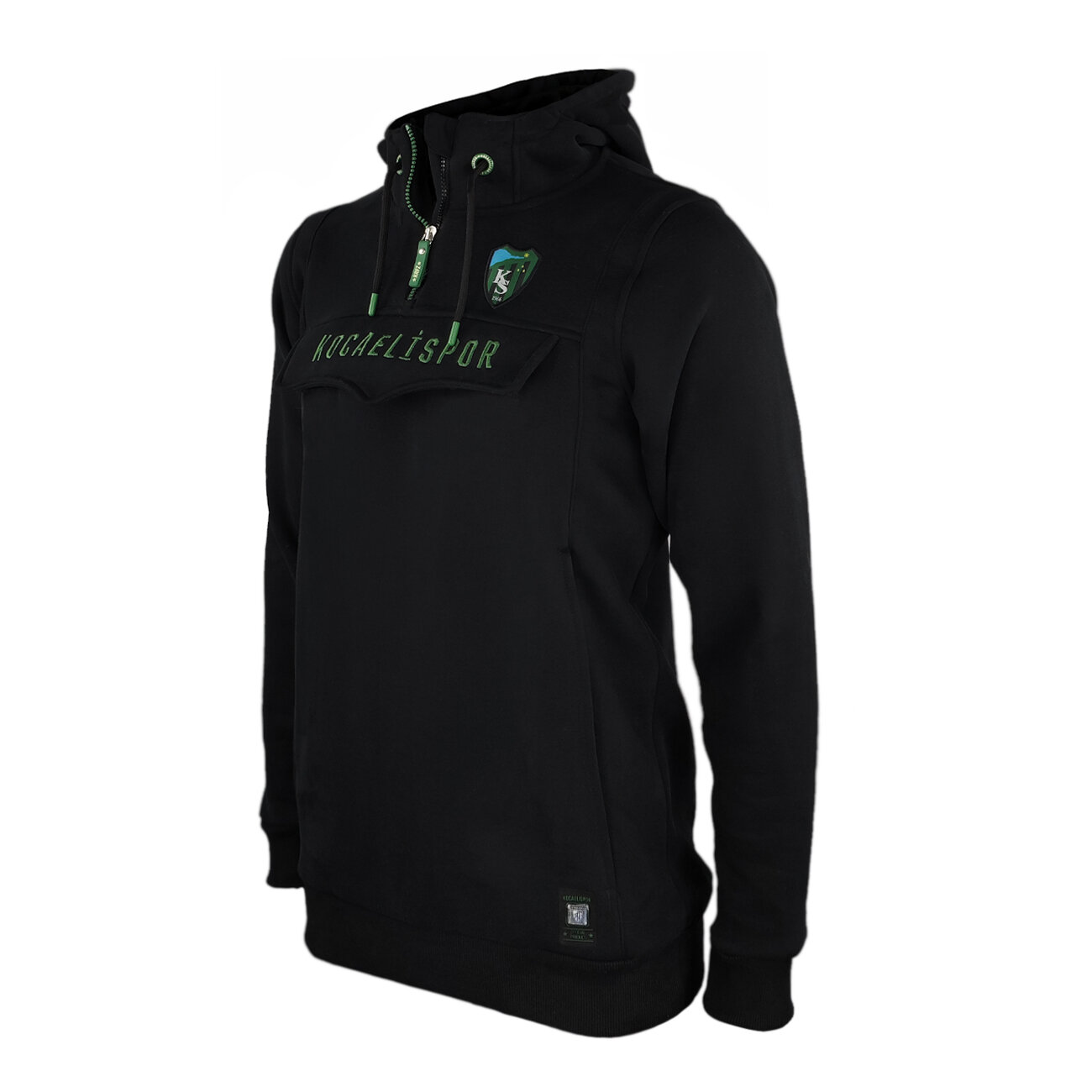 Kocaelispor Lisanslı Kanguru Sweatshirt Siyah - 3