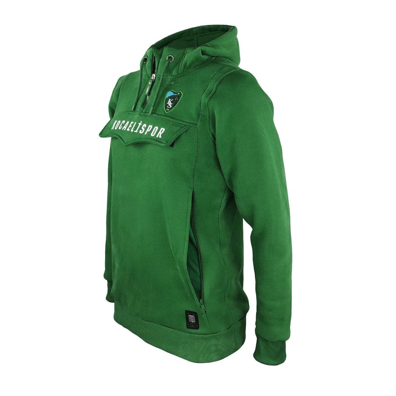 Kocaelispor Lisanslı Kanguru Sweatshirt Yeşil - 2
