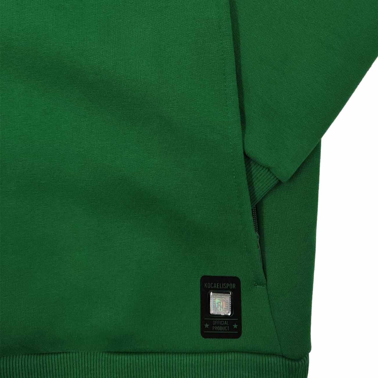 Kocaelispor Lisanslı Kanguru Sweatshirt Yeşil - 7