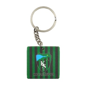 Kocaelispor Lisanslı Kare Anahtarlık Çubuklu 