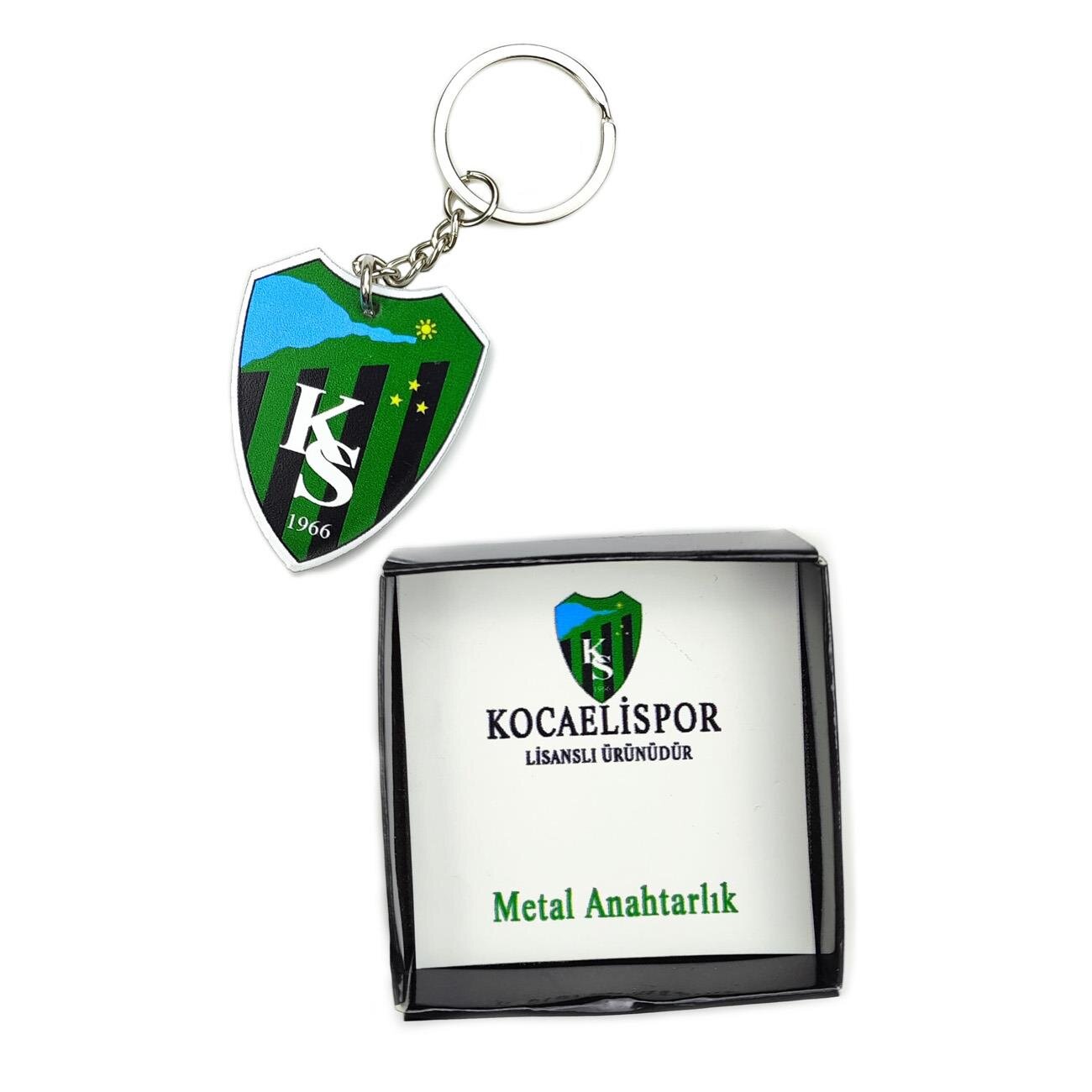 Kocaelispor Lisanslı Metal Anahtarlık Beyaz Arma - 2