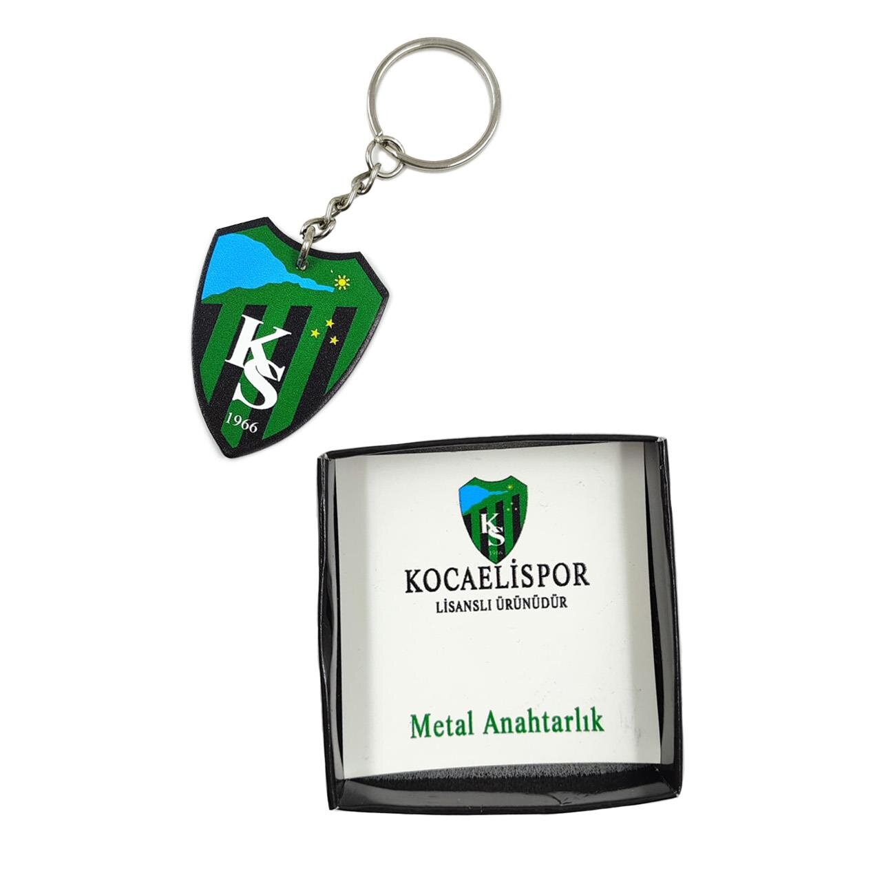 Kocaelispor Lisanslı Metal Anahtarlık Siyah Arma - 2