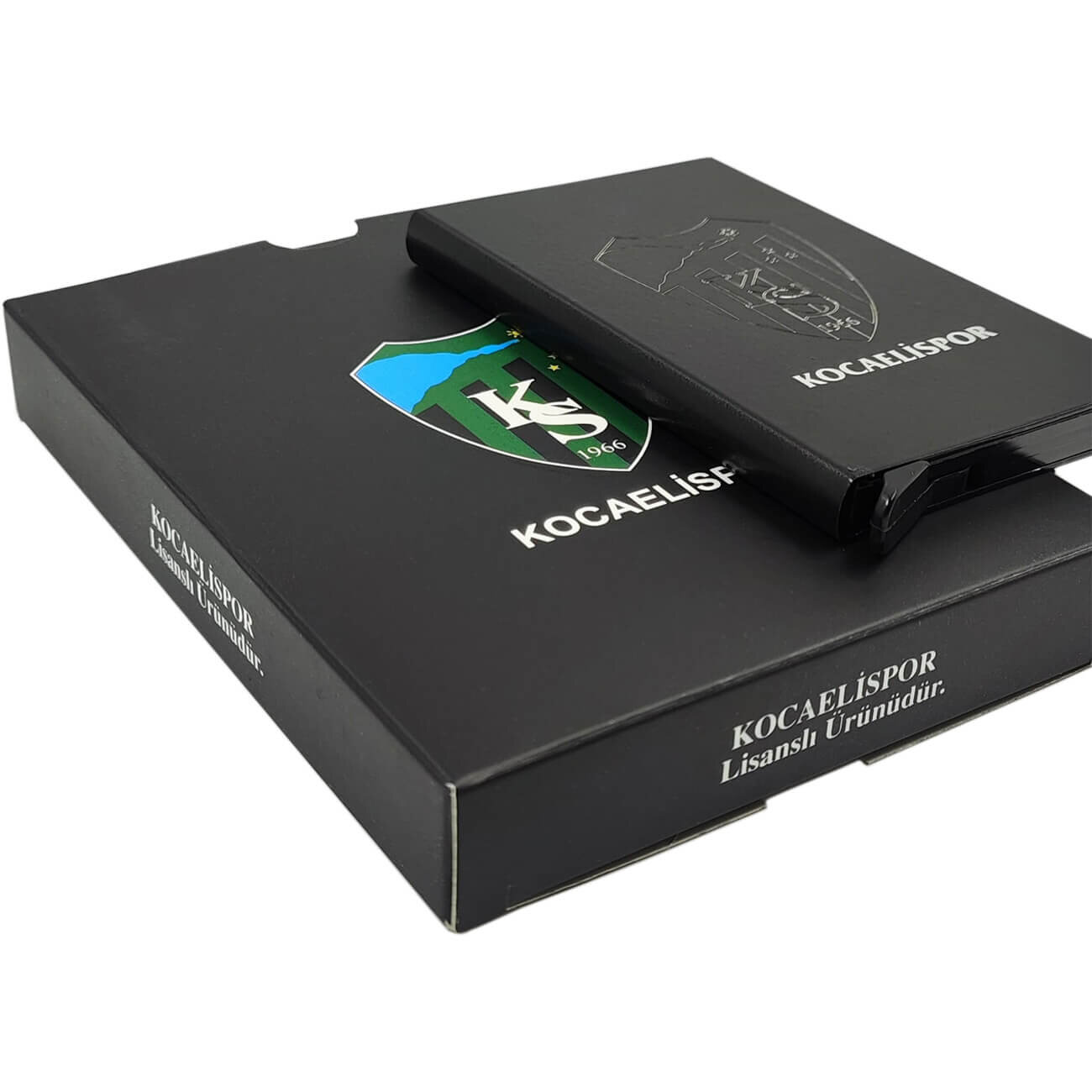 Kocaelispor Lisanslı Metal Kartlık Siyah - 4