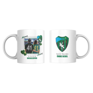 Kocaelispor Lisanslı Özelleştirilebilir Kupa Bardak Model 2 