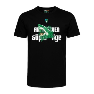 Kocaelispor Lisanslı Pamuklu Siyah Köpekbalığı Tişört 