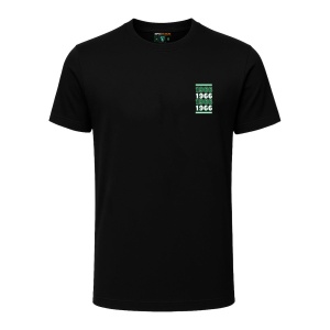 Kocaelispor Lisanslı Pamuklu Siyah T-Shirt 1966 
