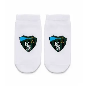 Kocaelispor Lisanslı Patik Çorap Beyaz - Kocaelispor