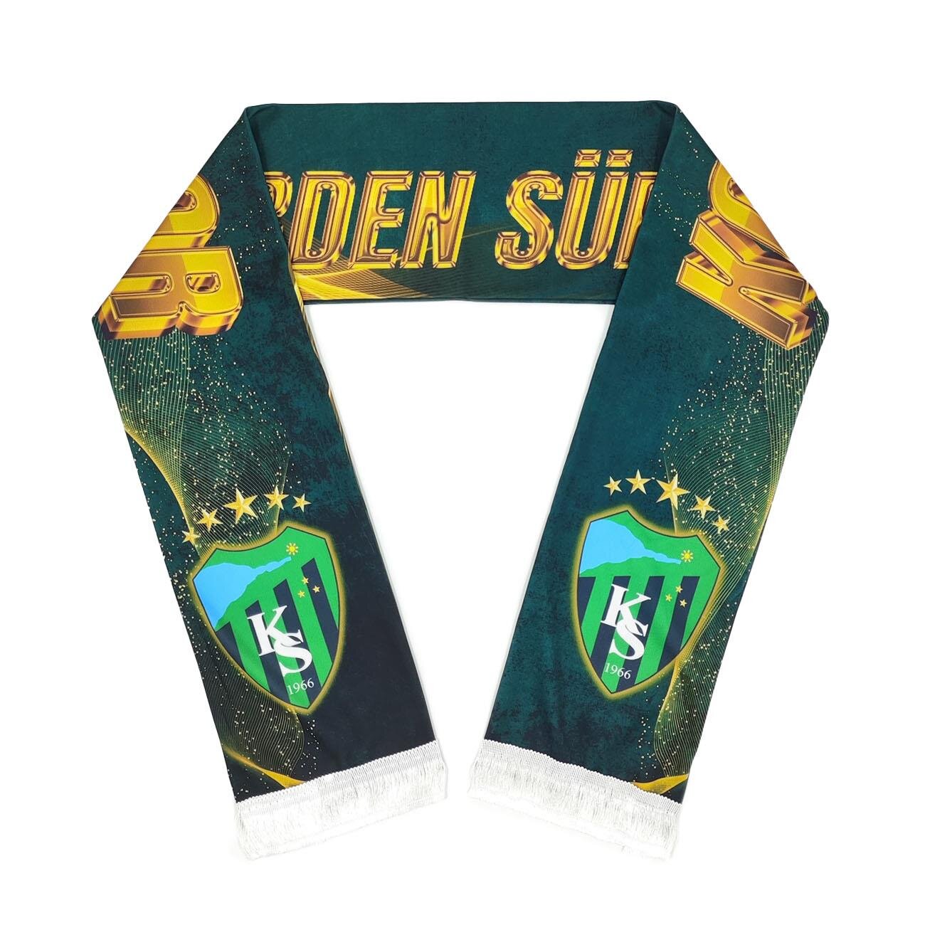 Kocaelispor Lisanslı Şal Atkı Süper Lig Altın - 3