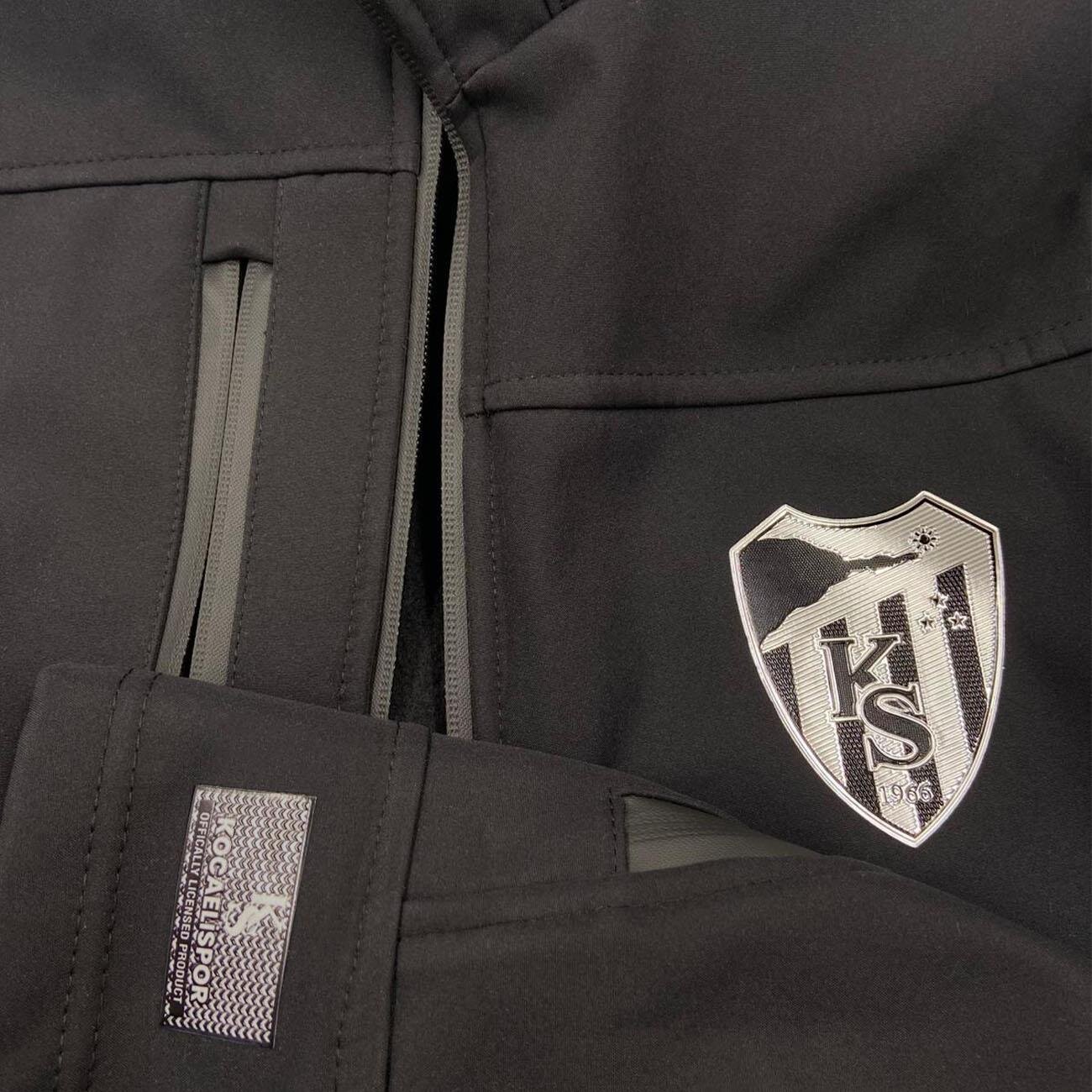 Kocaelispor Lisanslı Softshell Mont Siyah - 6
