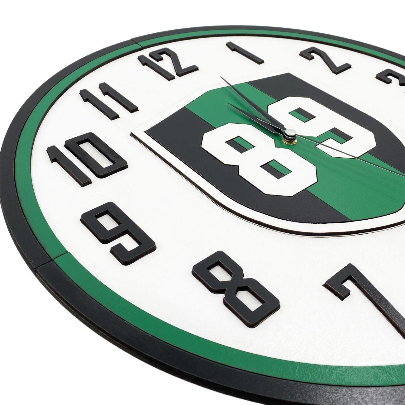 Kocaelispor Lisanslı Taraftar Duvar Saati Beyaz - 2