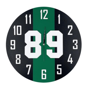 Kocaelispor Lisanslı Taraftar Duvar Saati Siyah - Kocaelispor