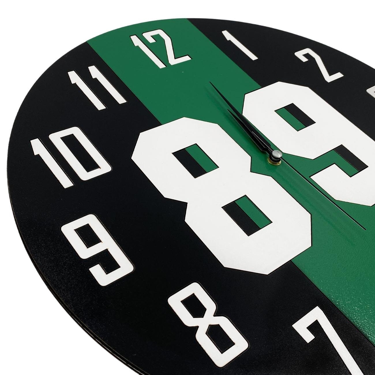 Kocaelispor Lisanslı Taraftar Duvar Saati Siyah - 2