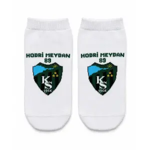 Kocaelispor Lisanslı Taraftar Patik Çorap Beyaz - Kocaelispor