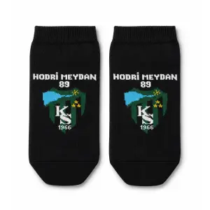 Kocaelispor Lisanslı Taraftar Patik Çorap Siyah - Kocaelispor