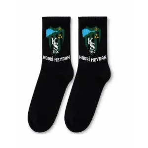 Kocaelispor Lisanslı Taraftar Tenis Çorap Siyah - Kocaelispor