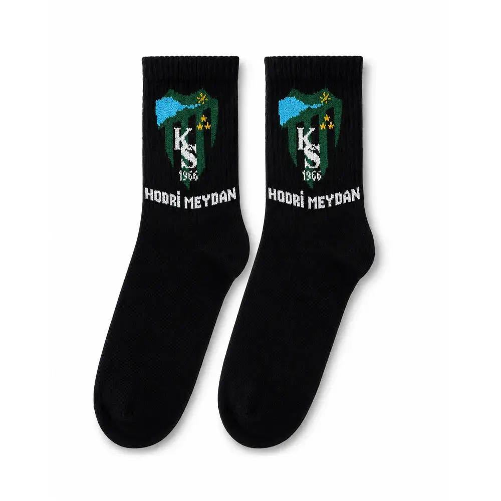Kocaelispor Lisanslı Taraftar Tenis Çorap Siyah - 1