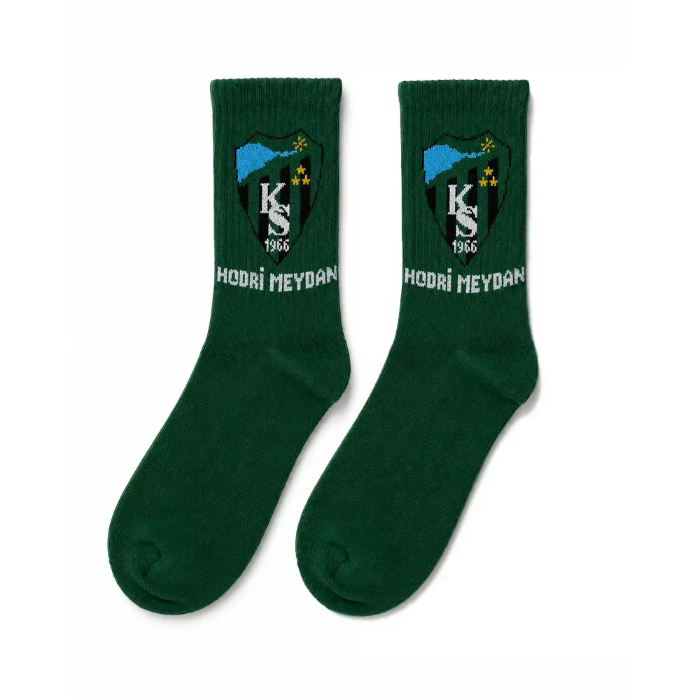 Kocaelispor Lisanslı Taraftar Tenis Çorap Yeşil - 1