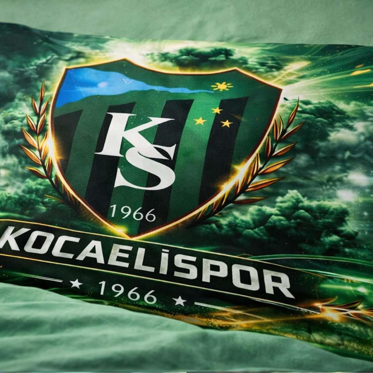 Kocaelispor Lisanslı Tek Kişilik Nevresim Takımı Siyah-Yeşil - 3