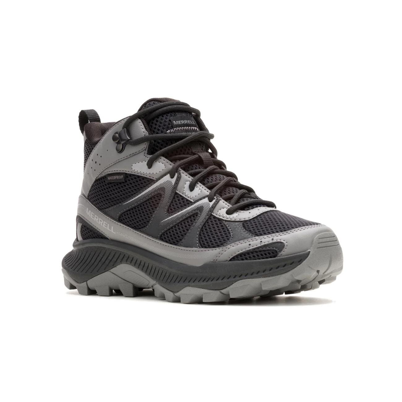 Merrell J038724 Tempo Exp Mid WP Outdoor Ayakkabı Siyah-Koyu Gri - 2