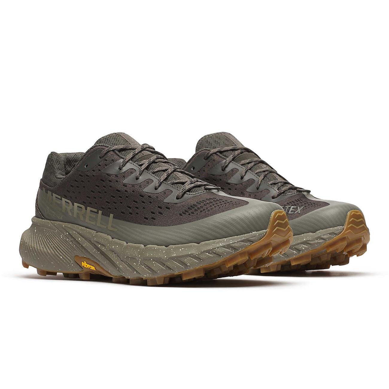 Merrell J068701 Agility Peak 5 Gtx Spor Ayakkabı Koyu Gri-Bej - 3