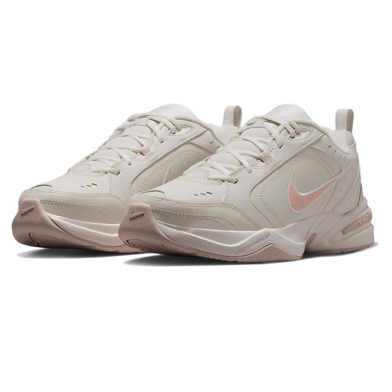 Nike 415445 Air Monarch iv Spor Ayakkabı Bej-Pembe - 2