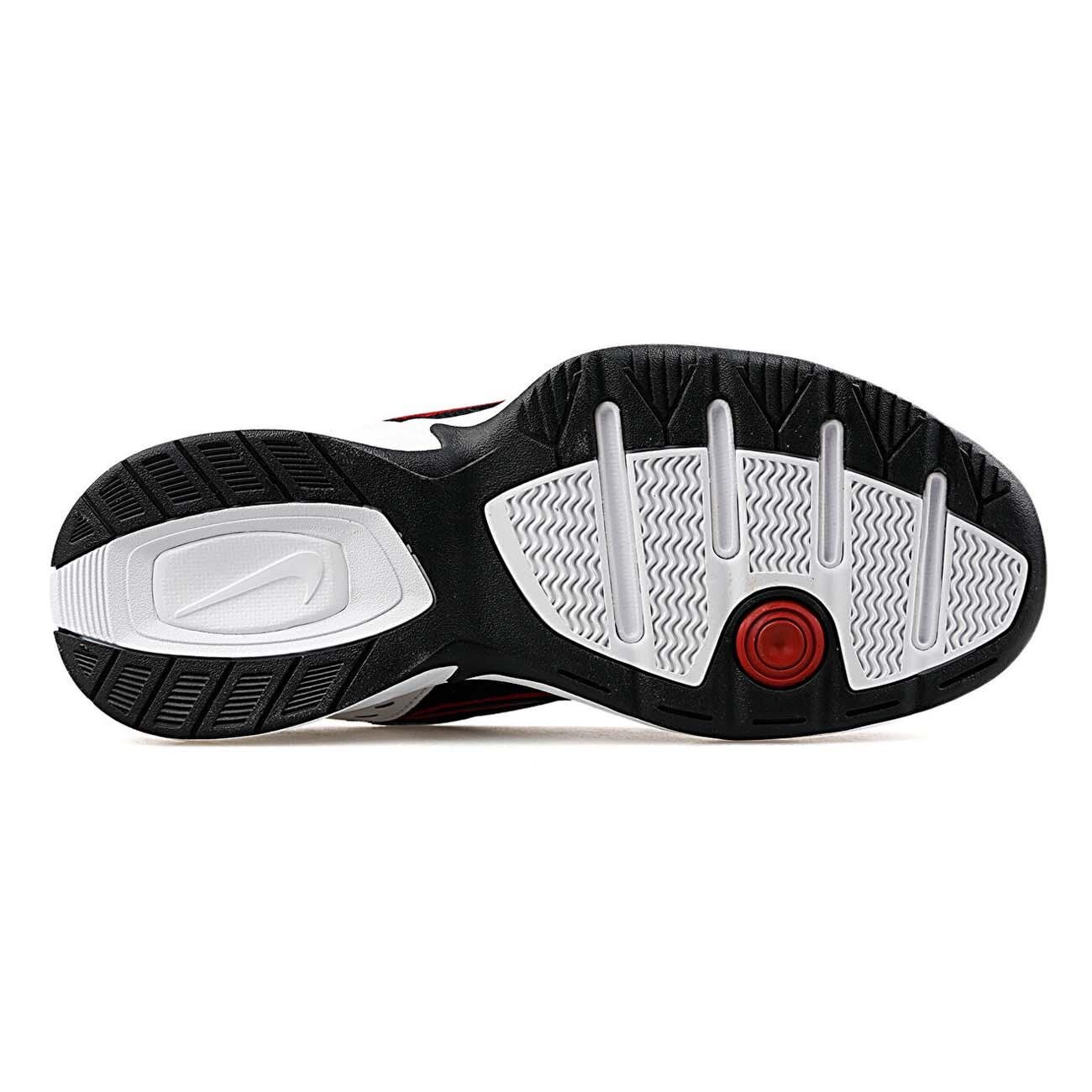 Nike 415445 Air Monarch iv Spor Ayakkabı Beyaz-Siyah - 4