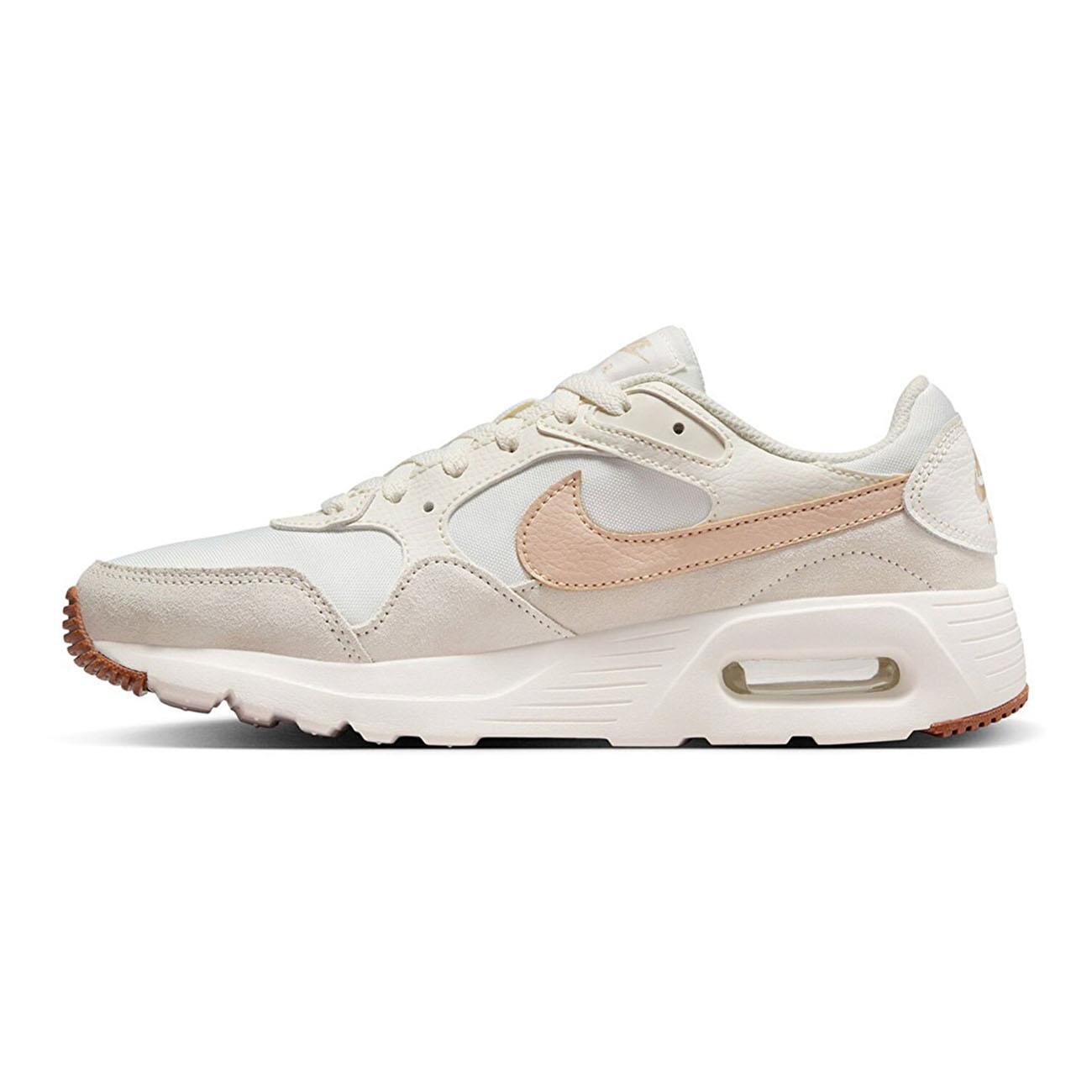 Nike Cw4554 Air Max Sc Spor Ayakkabı Beyaz-Bej - 3