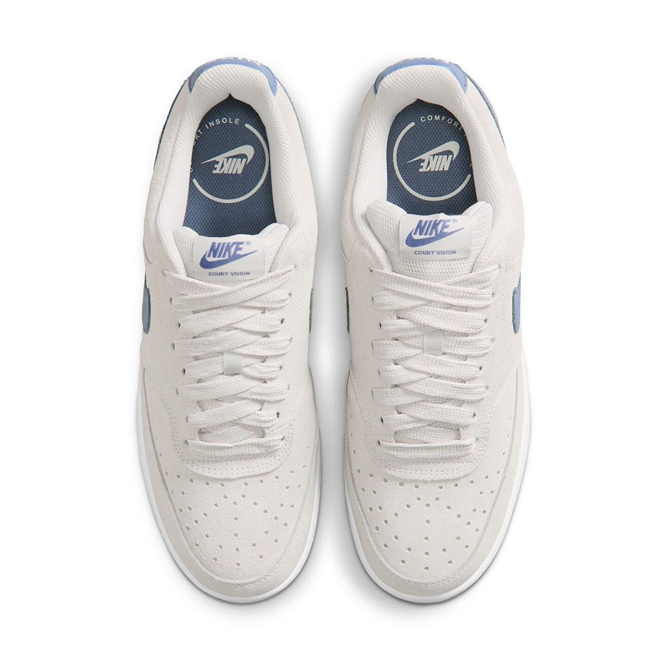 Nike Ir1832 Court Vision Lo Fl V2 Spor Ayakkabı Gri - 4