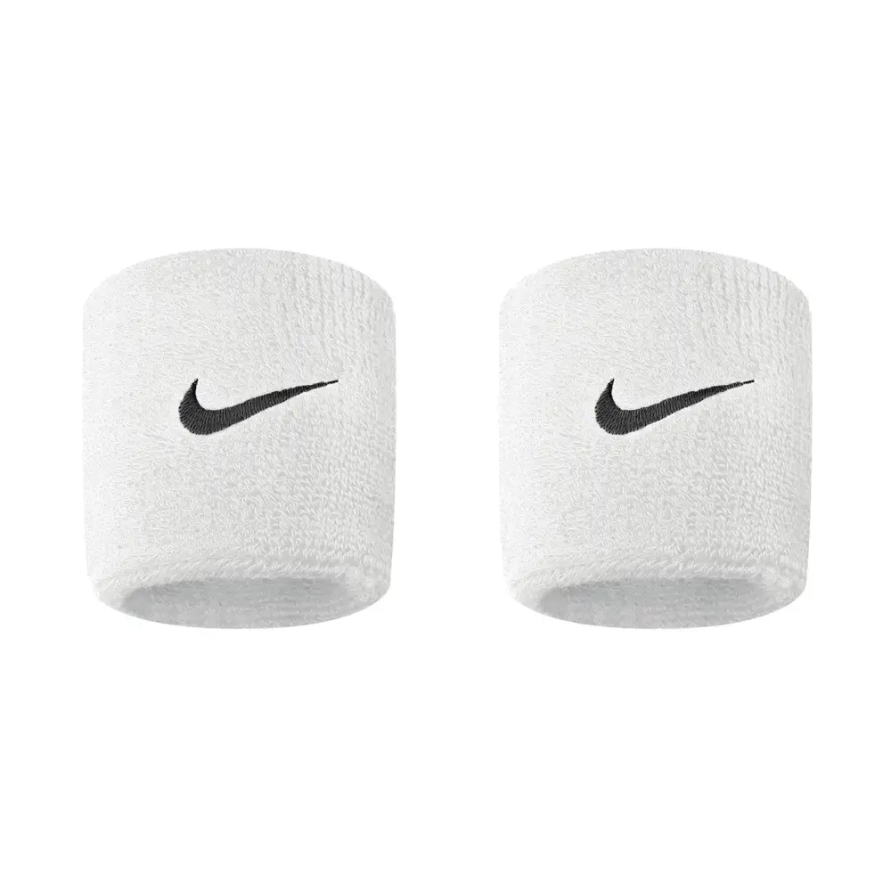 Nike N.101.2405 Swoosh Classic Wristbands 2pk Bileklik Beyaz - 1