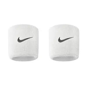 Nike Nike N.NN.04 Swoosh Wristbands 2 pk Beyaz-Siyah - Nike