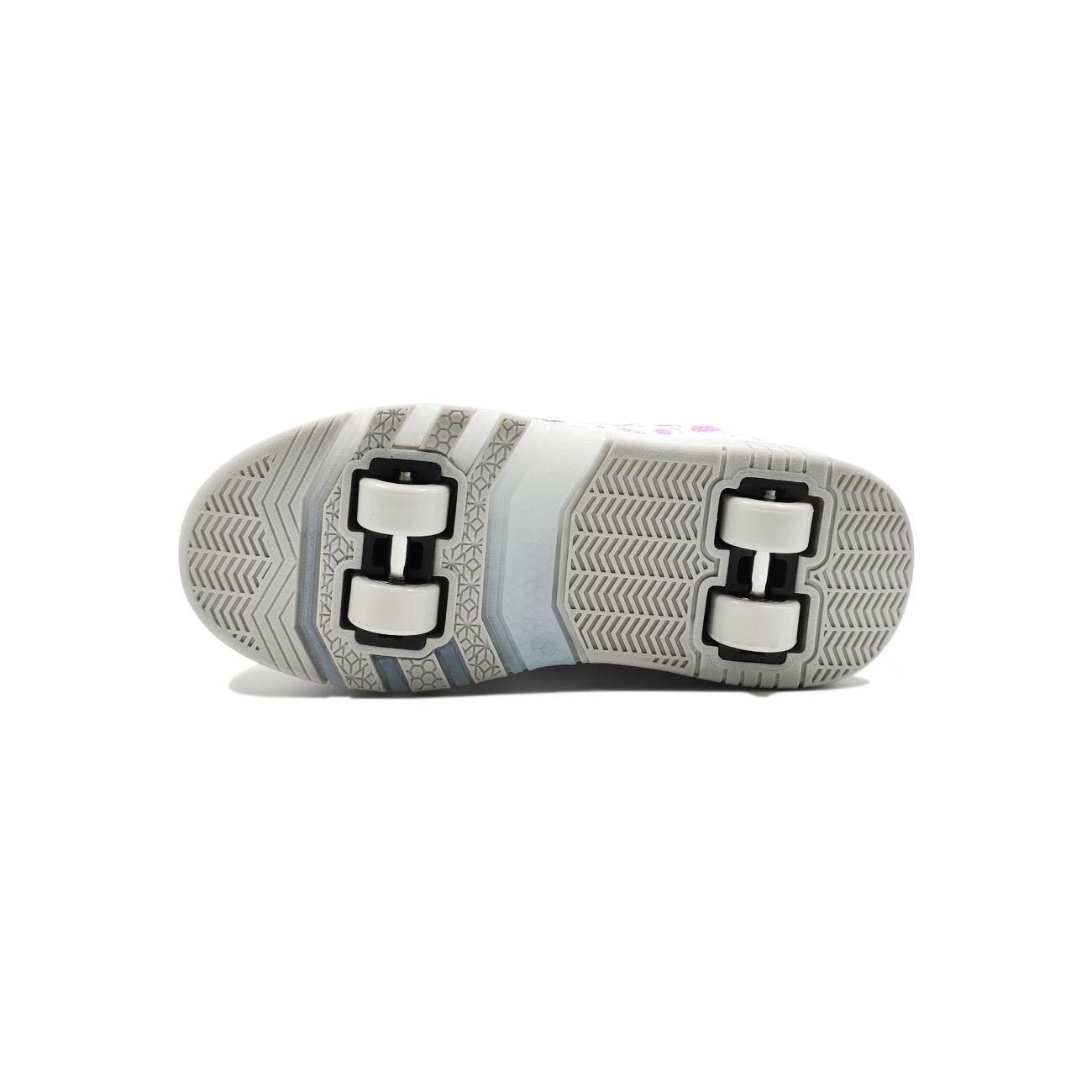 Pampili Işıklı Patenli Spor Ayakkabı Pembe-Lila - 6