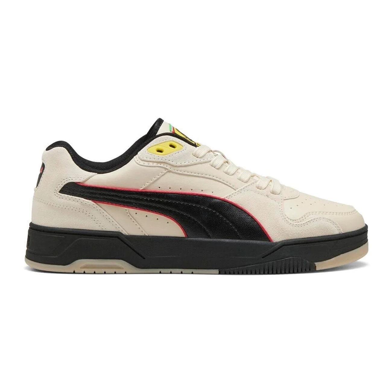 Puma 308912 Ferrari RBD Break Low Spor Ayakkabı Bej - 1