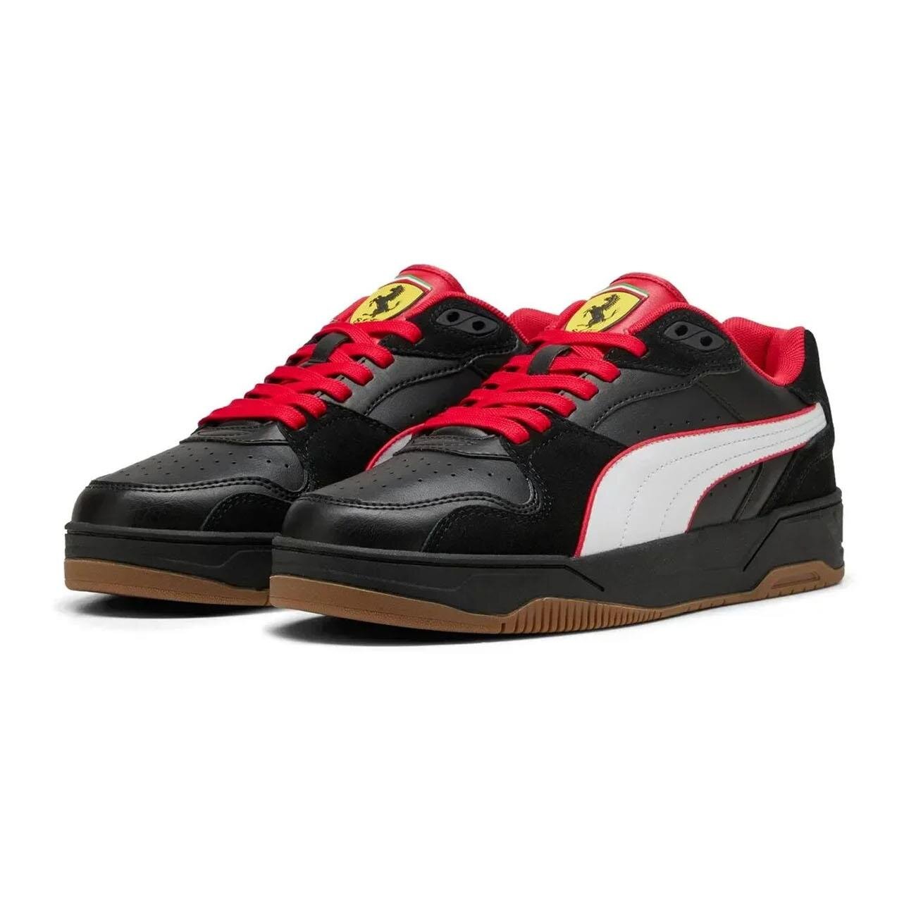 Puma 308912 Ferrari RBD Break Low Spor Ayakkabı Siyah - 3
