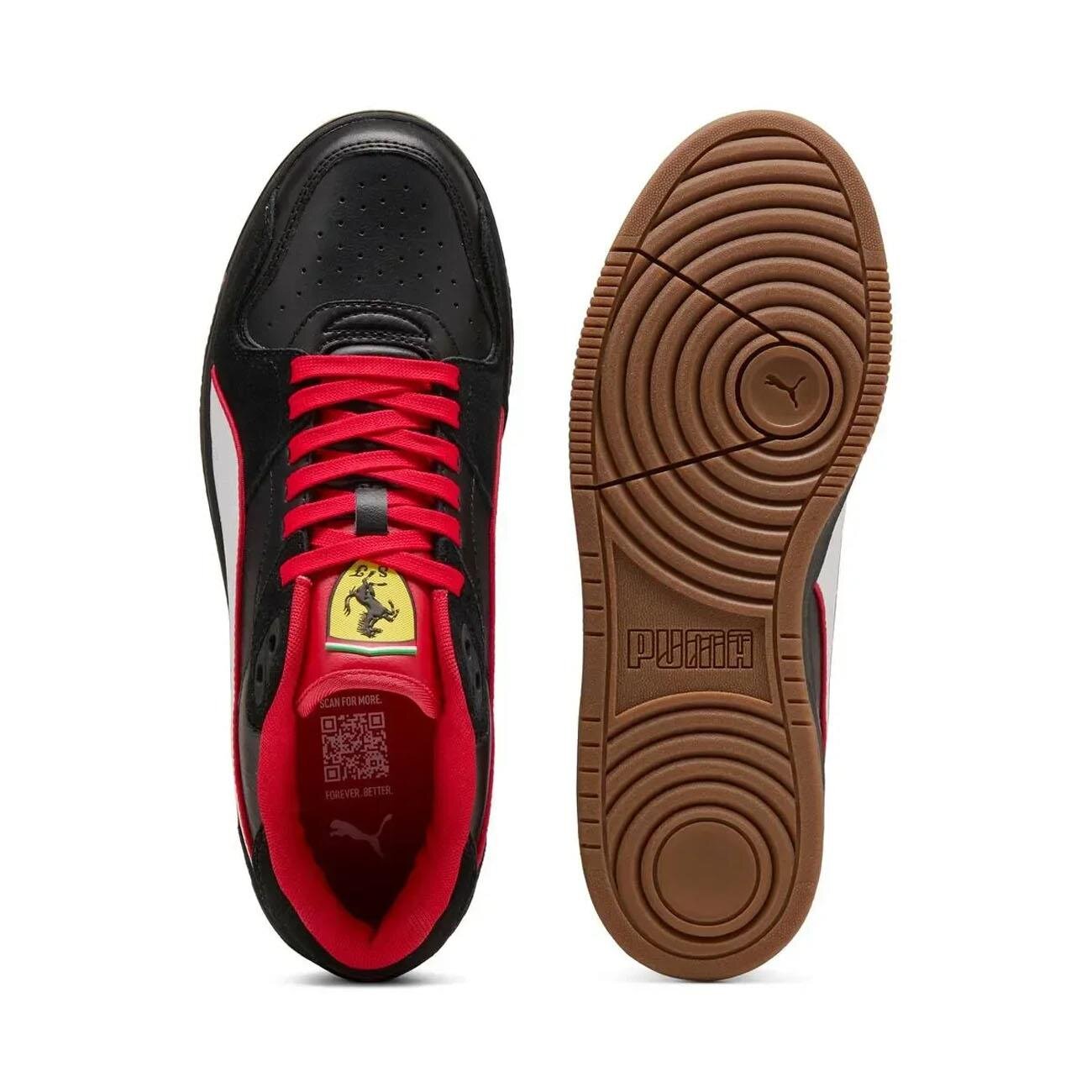 Puma 308912 Ferrari RBD Break Low Spor Ayakkabı Siyah - 5