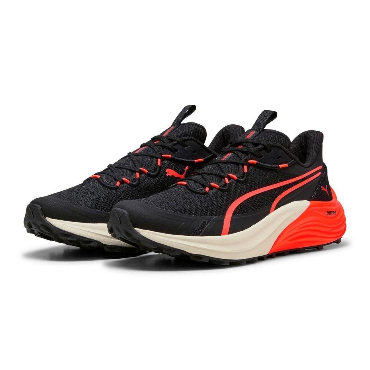 Puma 310791 Electrify Nitro 4 Trail Spor Ayakkabı Siyah-Kırmızı - 2