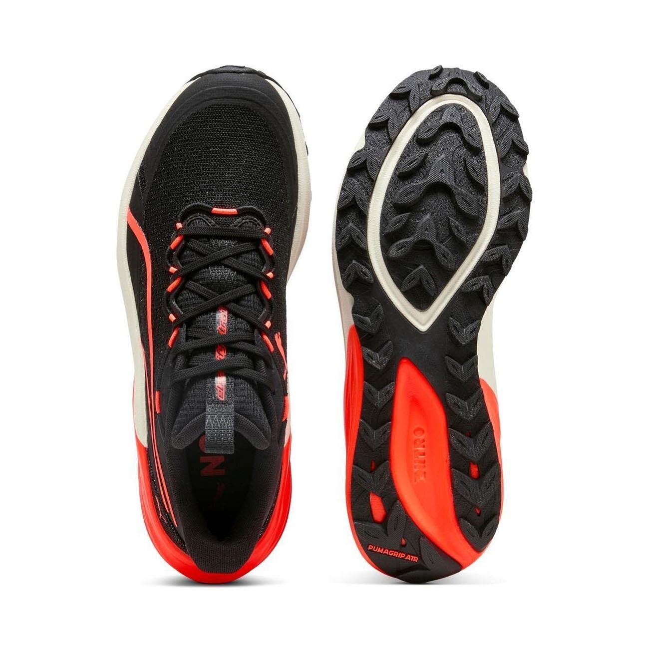 Puma 310791 Electrify Nitro 4 Trail Spor Ayakkabı Siyah-Kırmızı - 5