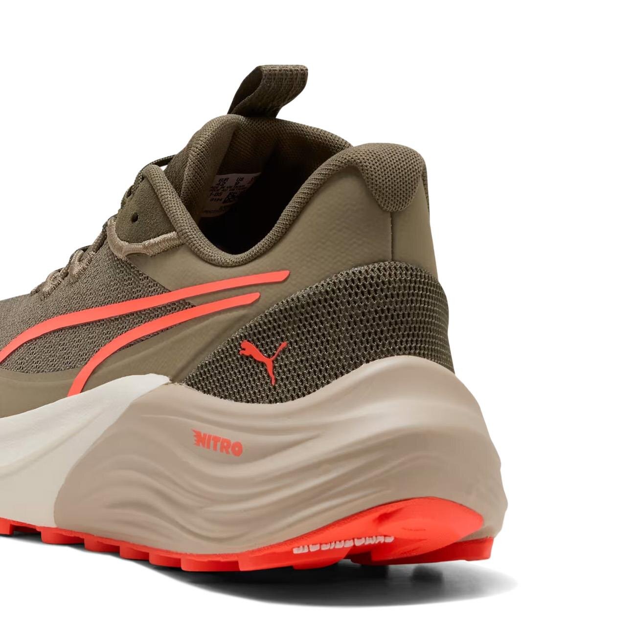 Puma 310791 Electrify Nitro 4 Trail Spor Ayakkabı Yeşil-Kırmızı - 4