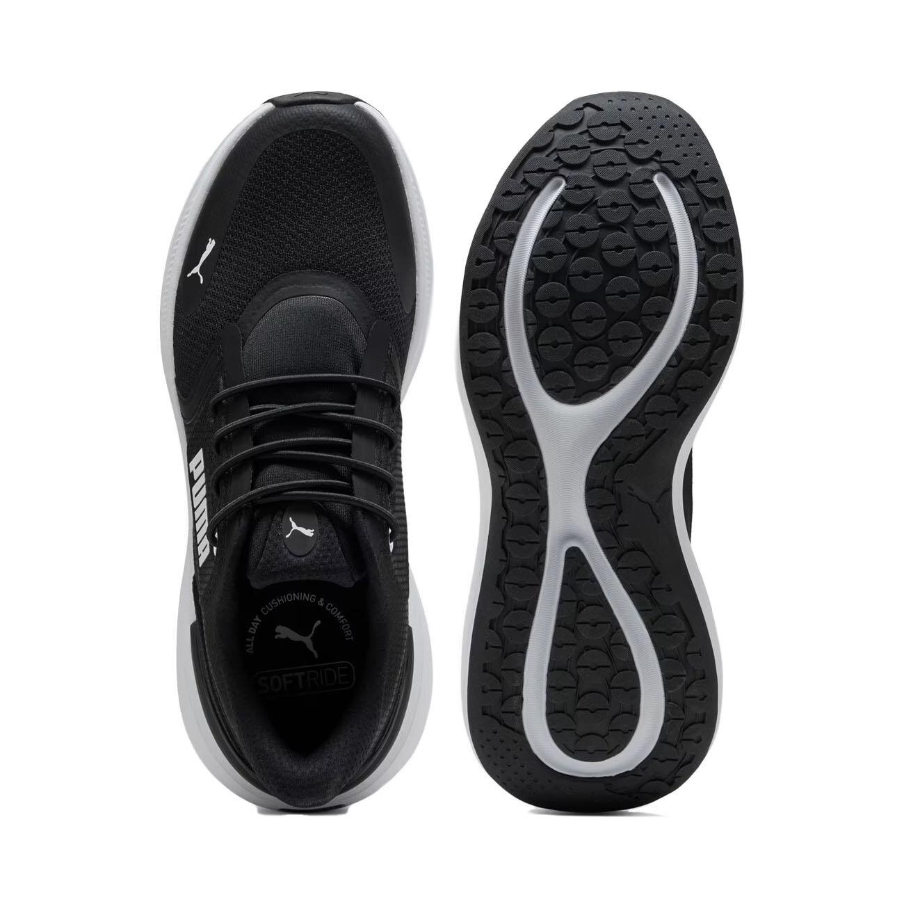Puma 311723 Softride Exo Shift Spor Ayakkabı Siyah-Beyaz - 4