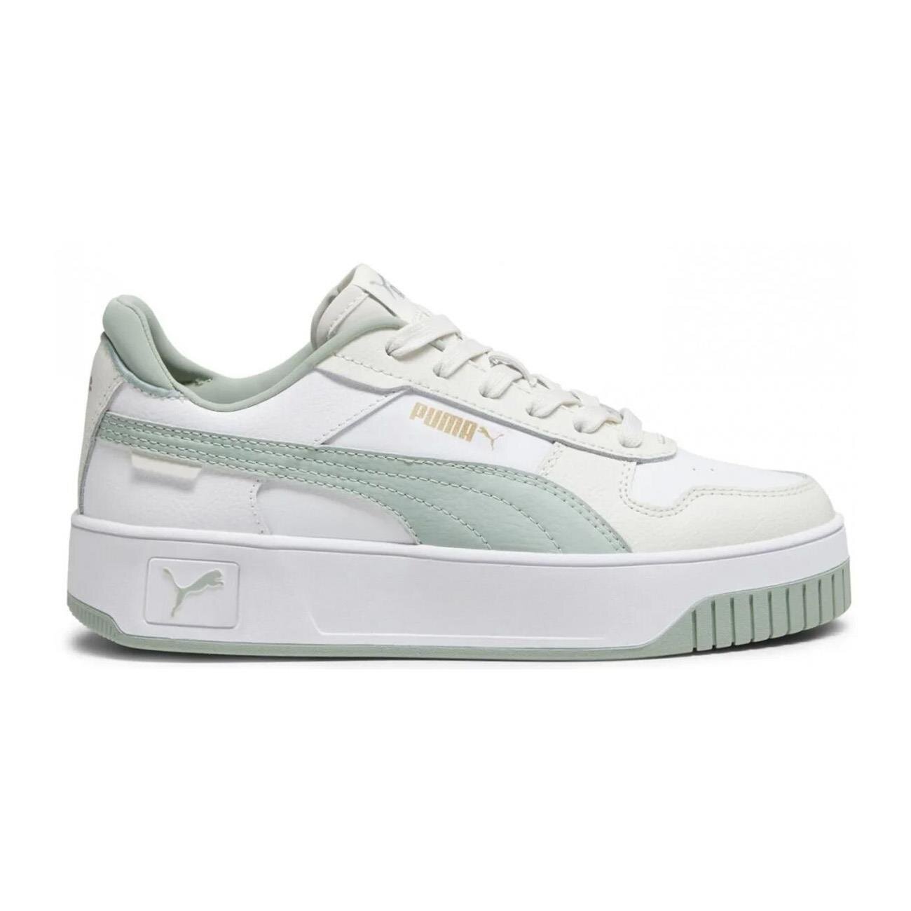 Puma 389390 Carina Street Spor Ayakkabı Beyaz-Yeşil - 1
