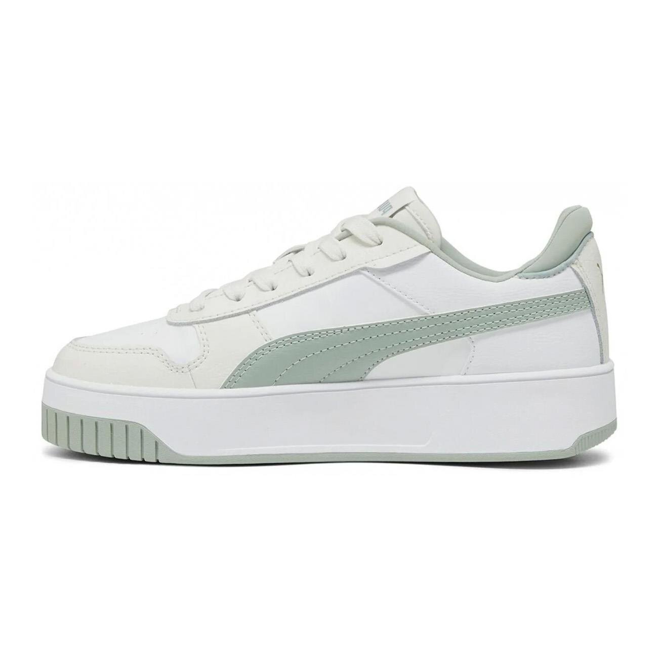 Puma 389390 Carina Street Spor Ayakkabı Beyaz-Yeşil - 2