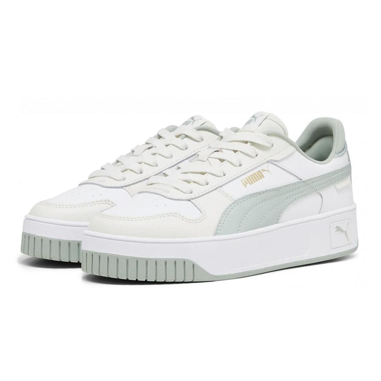 Puma 389390 Carina Street Spor Ayakkabı Beyaz-Yeşil - 3