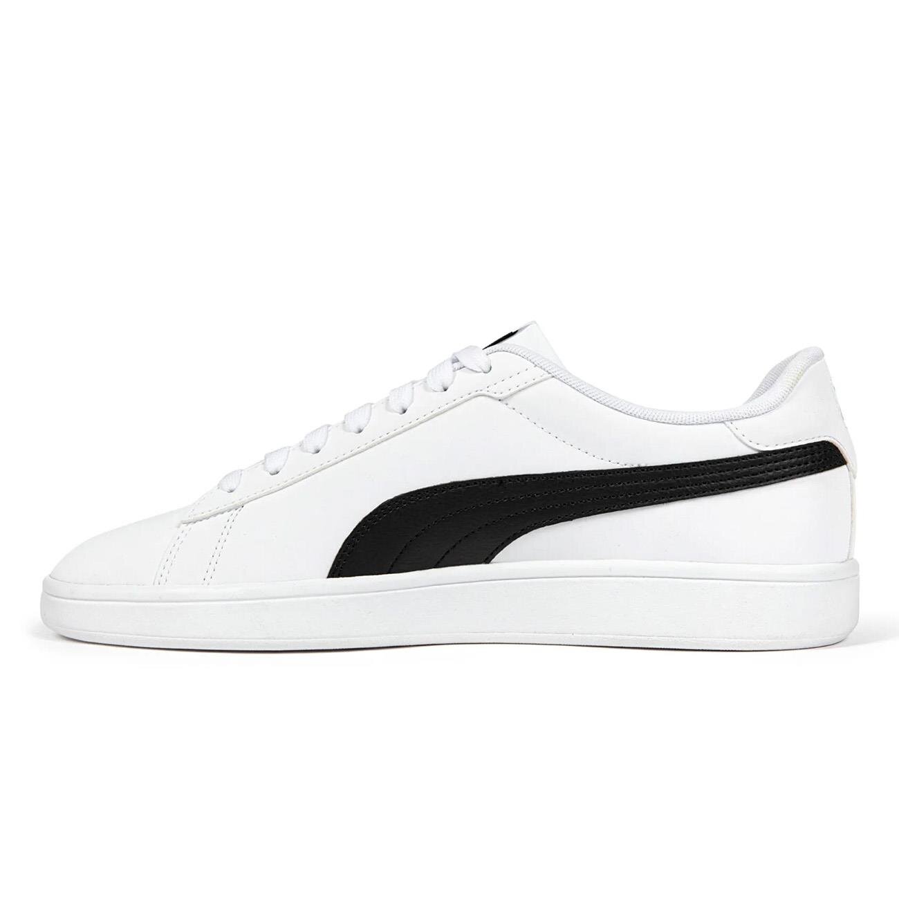 Puma 392336 Smash 3.0 Buck Spor Ayakkabı Beyaz-Siyah - 2