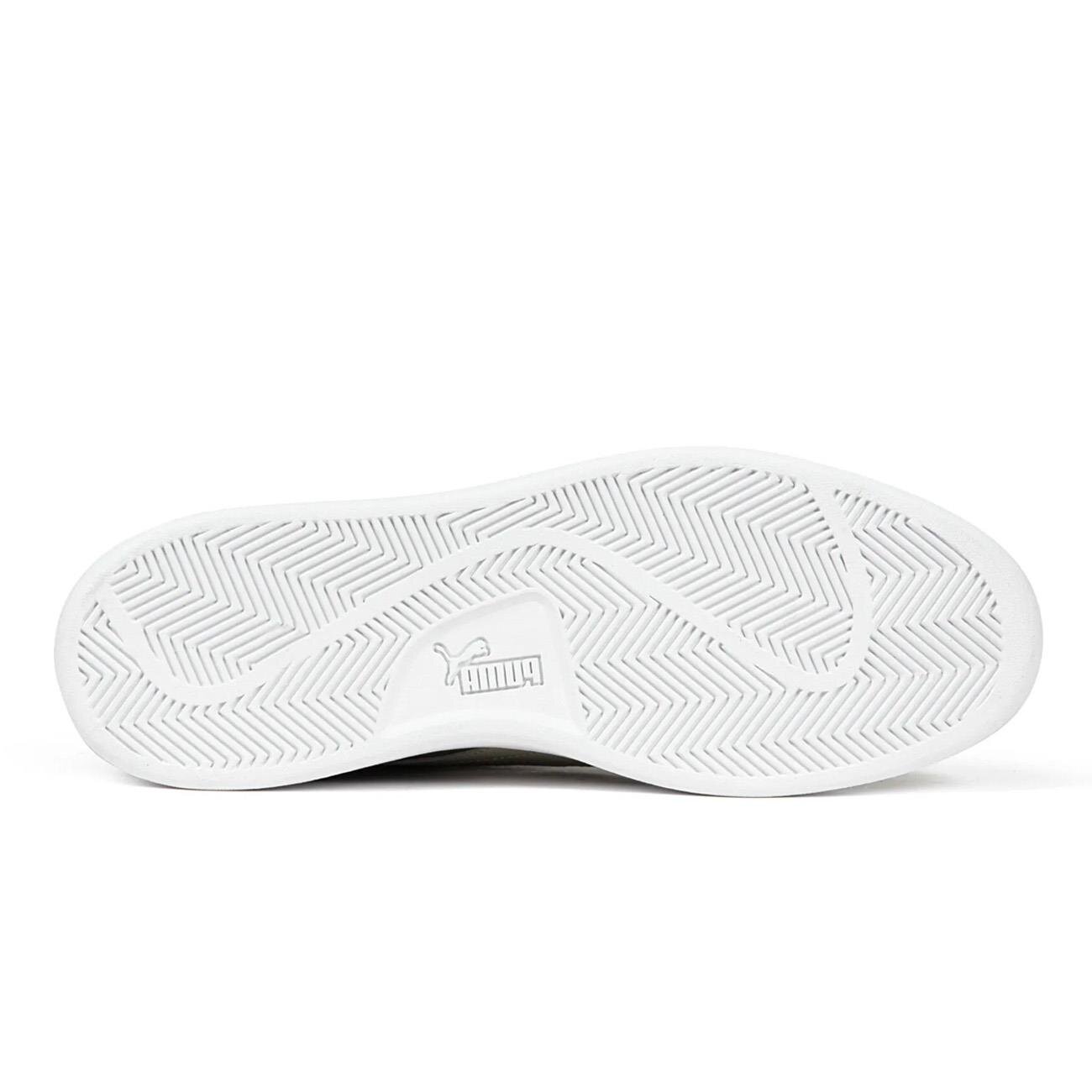 Puma 392336 Smash 3.0 Buck Spor Ayakkabı Beyaz-Siyah - 5