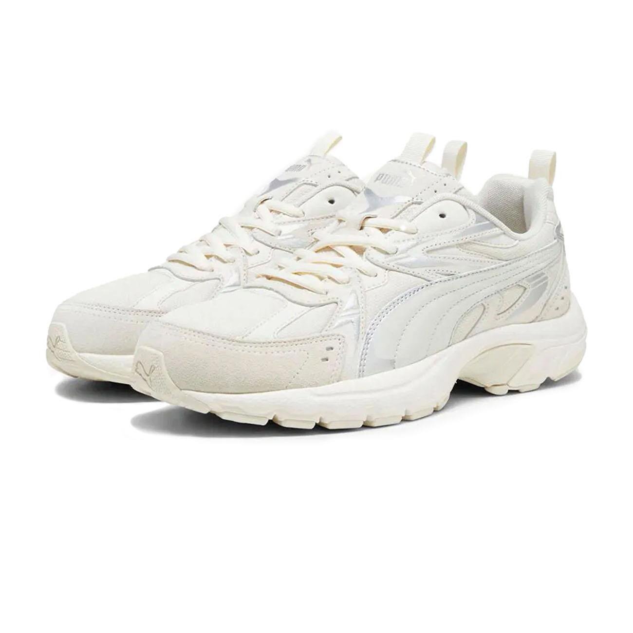 Puma 393489 Milenio Tech Suede Spor Ayakkabı Krem - 3