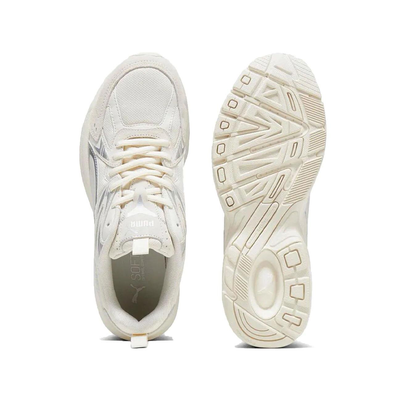 Puma 393489 Milenio Tech Suede Spor Ayakkabı Krem - 4