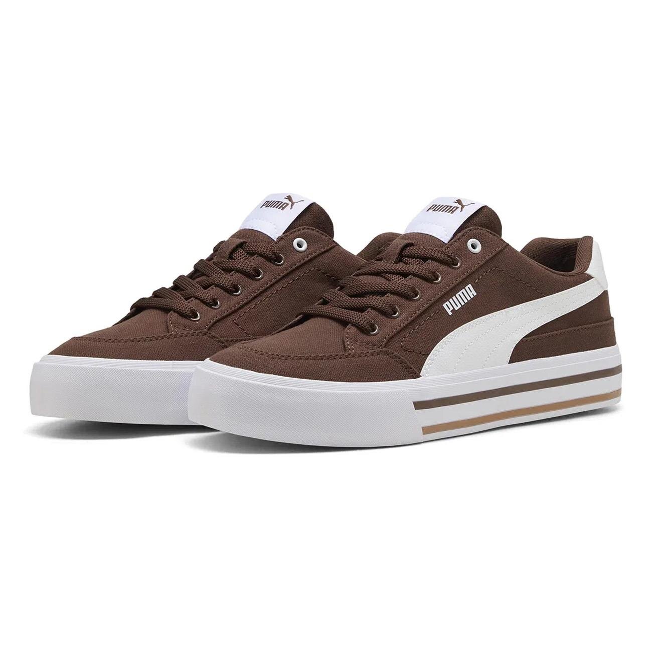 Puma 396353 Court Classic Vulc FS Spor Ayakkabı Kahve - 3