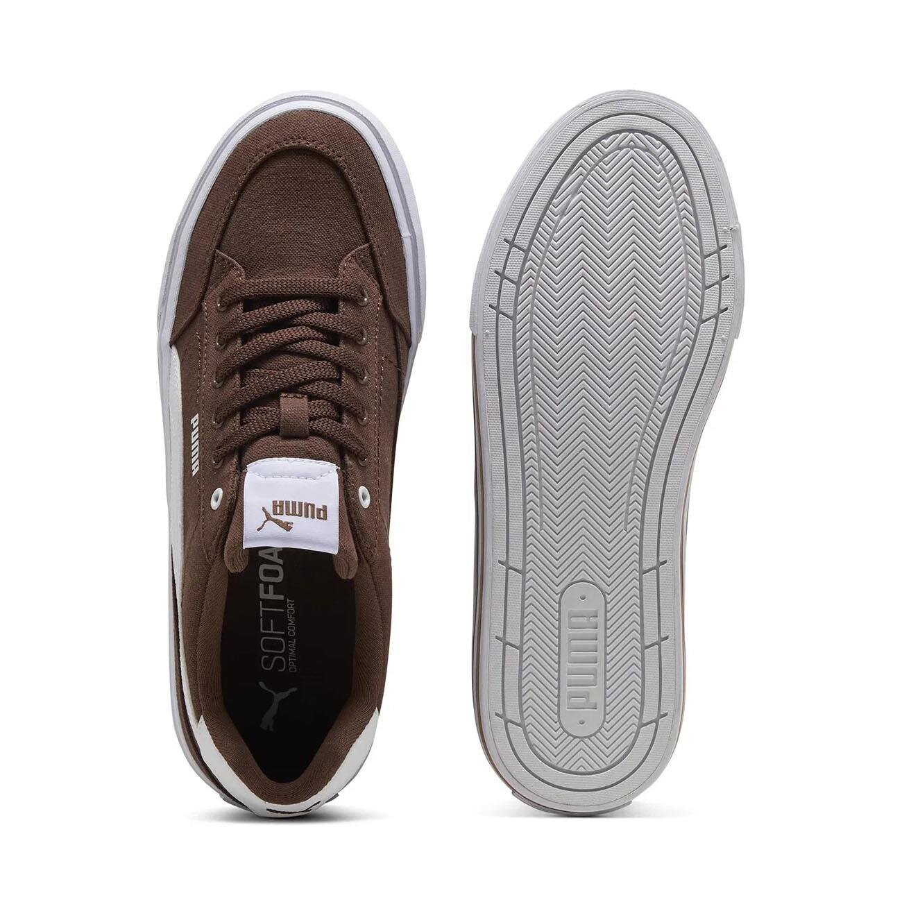 Puma 396353 Court Classic Vulc FS Spor Ayakkabı Kahve - 4