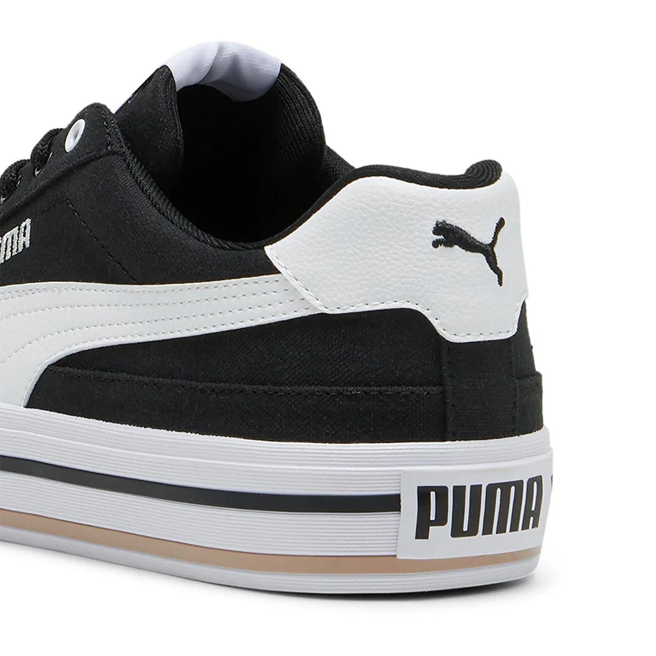 Puma 396353 Court Classic Vulc FS Spor Ayakkabı Siyah - 4