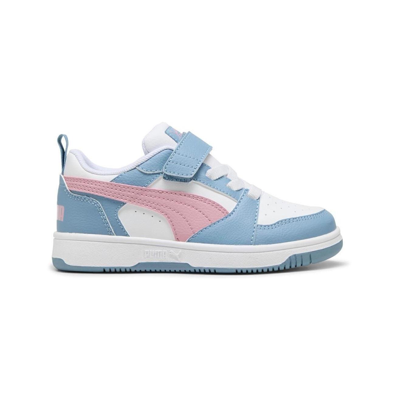 Puma 397419 Puma Rebound V6 Lo AC+ PS Spor Ayakkabı Beyaz-Mavi - 1